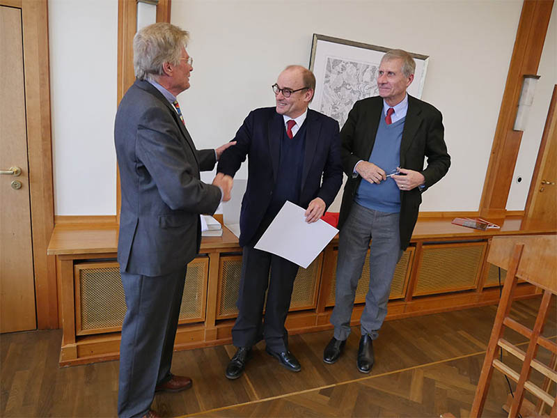 Wolfram Wickert, Daniel Koerfer und Ulrich Wickert